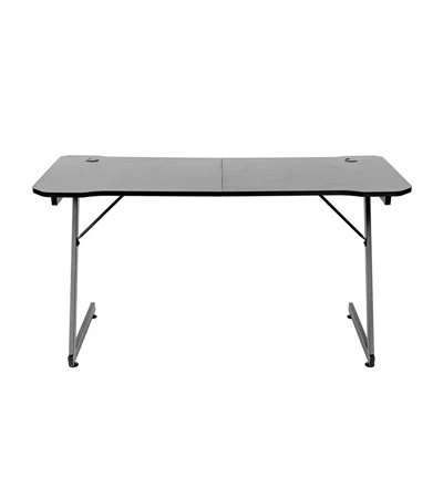 Gray Elementary Gaming Desk